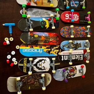 Assorted Mini Finger Skateboards tech deck lot